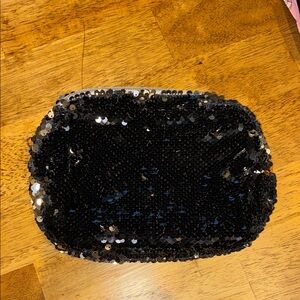Black Sequin Clutch
